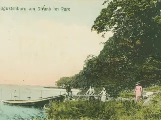 Augustenborg. Ved fjorden og parken, 1918