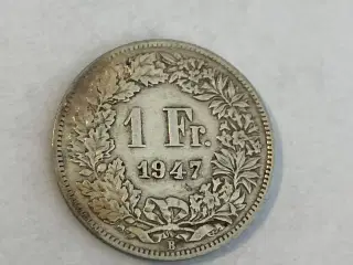 1 Franc Switzerland 1947