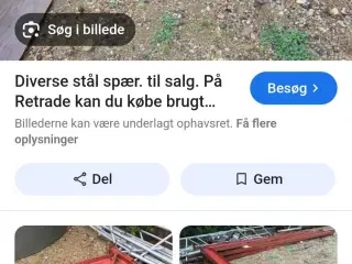 Søger  efter  jern spær til maskine hal 