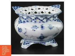 Musselmalet, helblonde, sukkerskål, stor, Royal Copenhagen nr. 1113 fra Royal Copenhagen (str. Ø 12 cm)