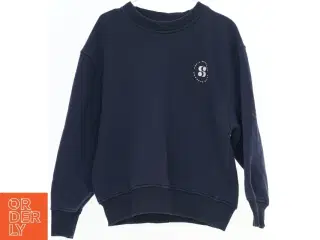 Blå sweatshirt med tryk fra Sofie Schnoor (str. 140)