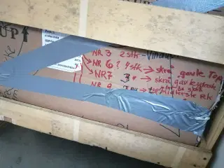 Drivhusglas mange str 3mm passer Merkur drivhus