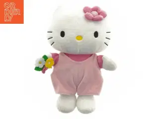 Hello Kitty plysdukke fra Sanrio (str. 27 x 22 cm)