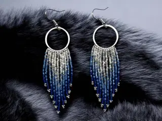 Grønlandske øreringe håndlavede