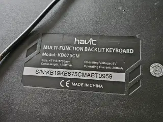 Gamer tastatur 