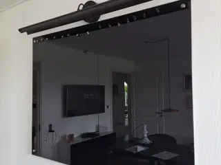 Magnetisk sort glastavle.