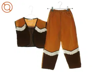 udklædning. Sæt med vest og bukser fra Ukendt (str. 116)