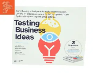 Testing business ideas af David J. Bland (Bog)