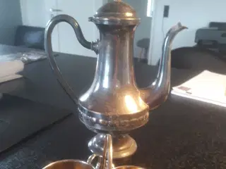 Kaffekande plet sølv
