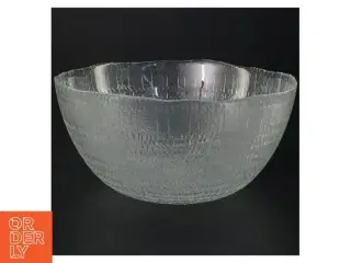 Dekorativ glasskål (str. Ø 23 cm)