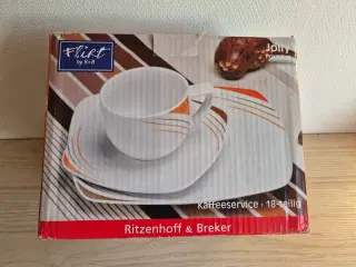 Kaffeservice, NYT, 18 Dele til 6 personer,