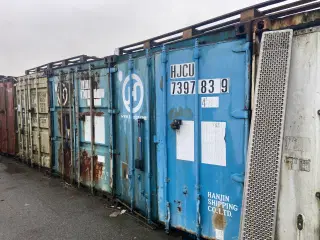 40ft container med låsebom