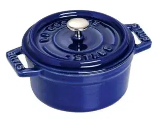 Mini cocotte blå m/ låg 0,25 ltr Staub