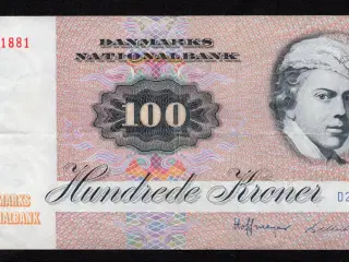 100 kr Seddel 1986 D2
