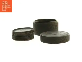 Sorte lak flaske bakker med japansk design