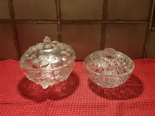Glasskåle/Bonbonniere m låg