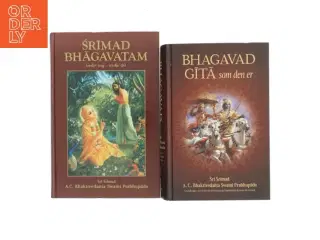 Bhagavad-gītā som den er : med den originale sanskrittekst, romersk translitteration, oversættelse ord for ord til dansk, oversættelse og