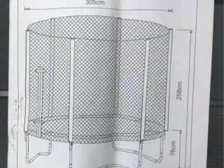 Trampolin sælges