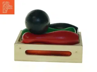 Trækegle- og kuglesæt (str. Højde af kegle. 11 cm)