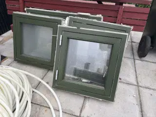 KPK vindue grøn alu 87x57