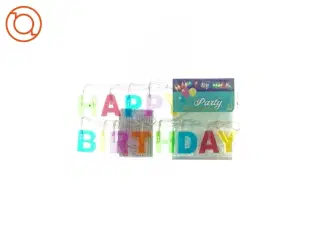 ny Happy birthday lyskæde (str. 27 x 12)