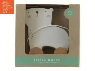 Hvid træklegetøj polar bear fra Little Dutch (str. 17x16 cm)