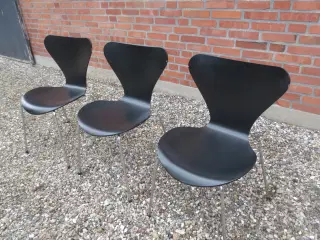 3 stk Fritz Hansen  7 er stole 