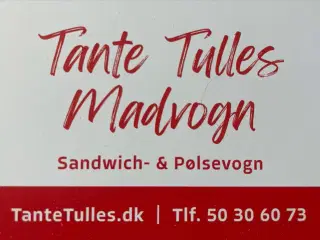 Pølsevogn sandwichvogn madvogn