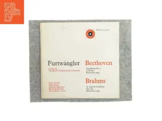 Furtw&#228;ngler Beethoven Brahms vinylplade