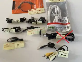 Forskellige kabel/ ledning
