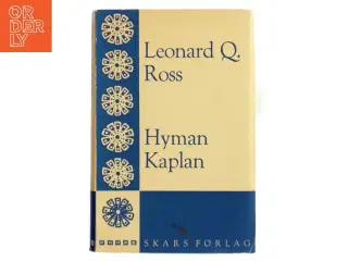 Hyman Kaplan bog af Leonard Q. Ross fra SKARS FORLAG
