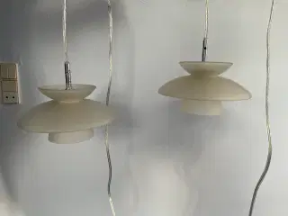 2 stk Glas pendel