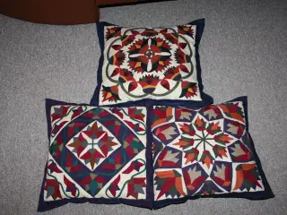 Patchwork pudebetræk til pyntepude inkl. puder