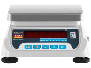 Butiksvægt – 6 kg/2 g – 15 kg/5 g – LED
