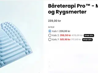 Iskias/rygsmerter mm.