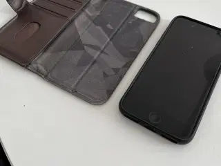 iPhone7 med læderetui