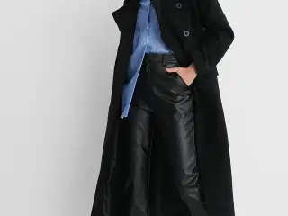 Ubrugt sort frakke, str36