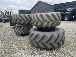 Goodyear 710/70R38 TVILLINGHJUL M,LÅSE Nymalet Komplet sæt