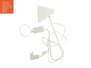 Hvid Ikea PS12 væglampe med adapter (str. 55 cm)