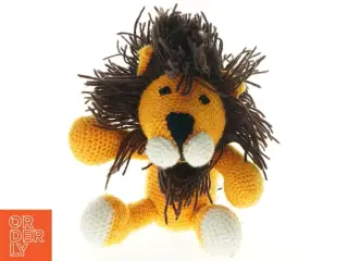 Hæklet løvebamse (str. 25. x 13 cm)