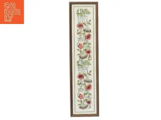 Broderi med ramme (str. 55x14 cm)