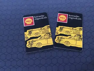 Shell kørselsbøger retro / ubrugte 