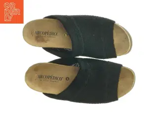 Sorte korksandaler Arcopedico