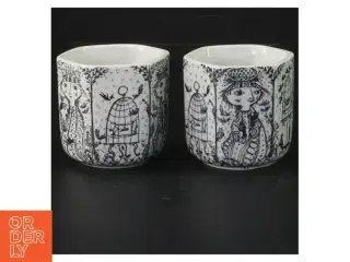 Bjørn Wiinblad ANDELSBANKEN KRUS (str. 6 cm. 2 stykker) fra Nymlle