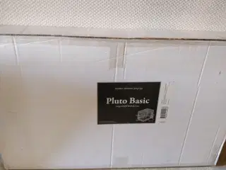 Foldbart transportbur i sort metal
