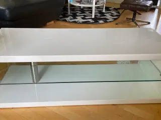 TV bord med glasplade 