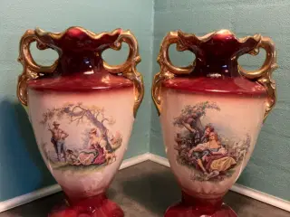 Store gamle fajance vaser