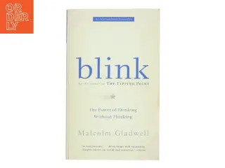 Blink af Malcolm Gladwell (Bog)