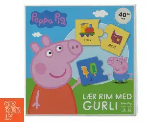 Velholdt Gurli Gris lær-at-rime puslespil