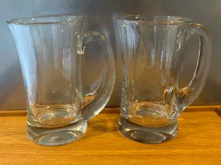 SKIBSHUND 2 stk. ØLKRUS, Per Lütken, Holmegaard